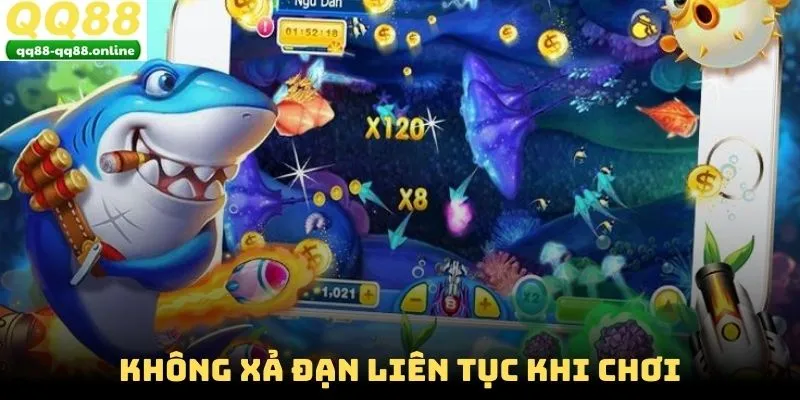 Không xả đạn liên tục khi chơi